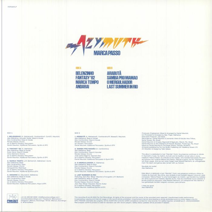 AZYMUTH - Marca Passo Vinyl at Juno Records.