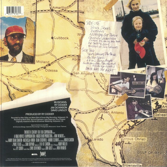 Ry COODER - Paris Texas (Soundtrack) (40th Anniversary