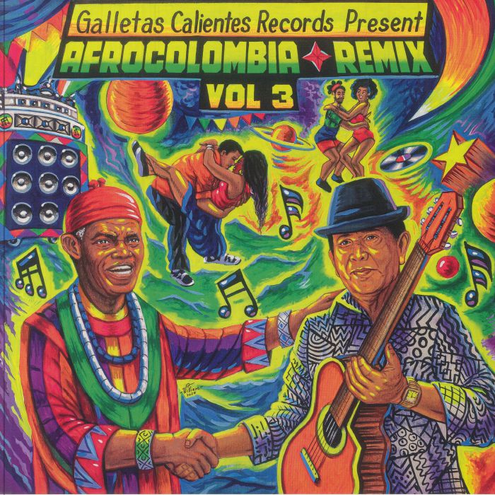Azuka Moweta & His Anioma Brothers Band Of Africa | Abelardo Carbono | Quantic | Oriental Brothers International Band – Afrocolombia Remix Vol 3 (Captain Planet, Voilaaa, Uproot Andy, Caribombo) vinyl cover