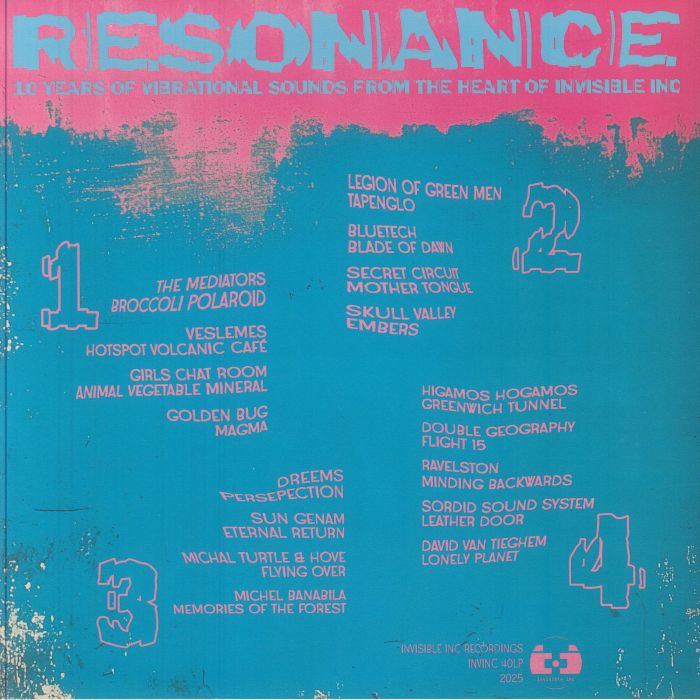 VARIOUS - Resonance: Ten Years Of Vibrational Sounds From The Heart Of Invisible Inc