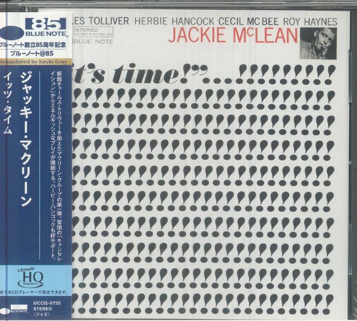 MCLEAN, Jackie - It's Time (remastered)