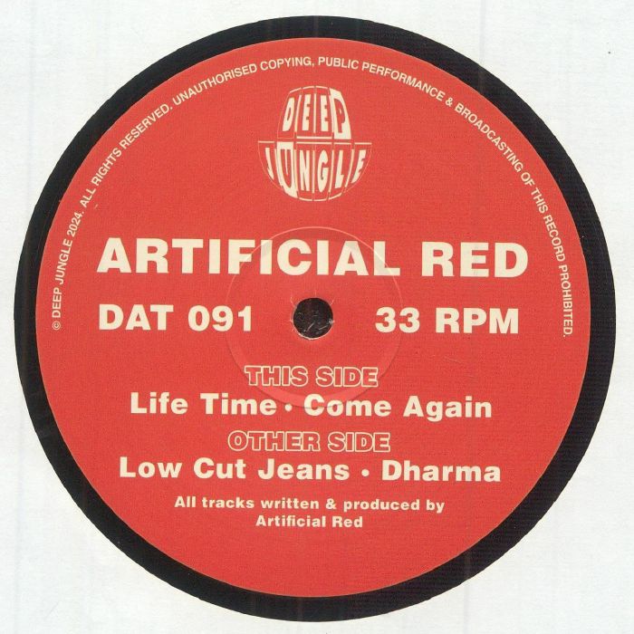 Artificial Red – Low Cut Jeans vinyl cover