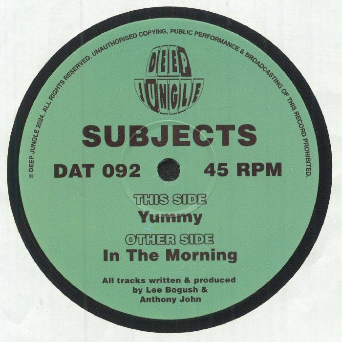 SUBJECTS - In The Morning