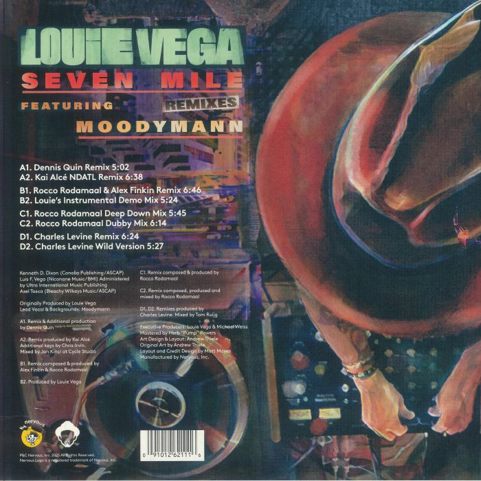 VEGA, Louie feat MOODYMANN - Seven Mile (remixes)