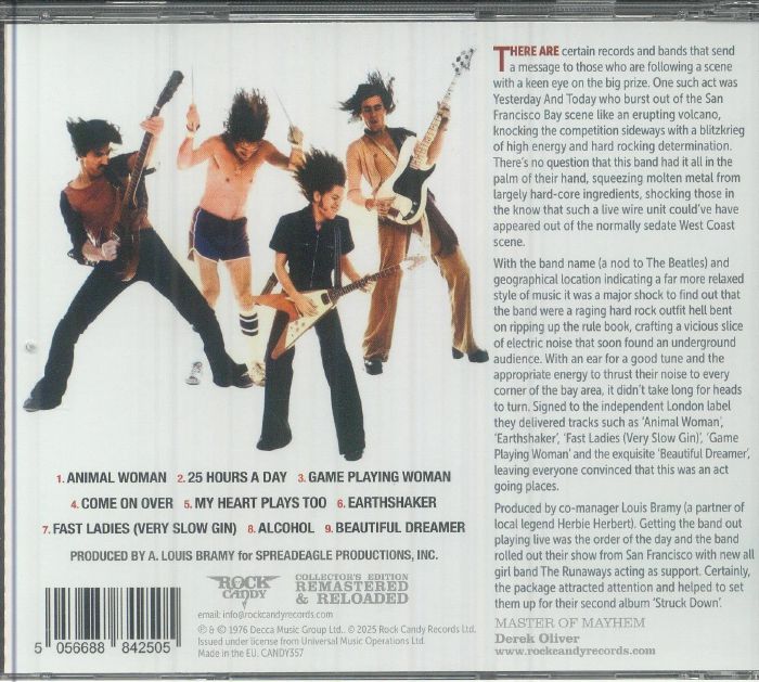 YESTERDAY & TODAY - Yesterday & Today (Collector's Edition) (remastered)