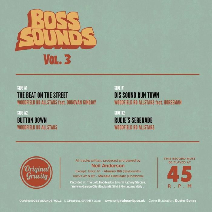 WOODFIELD RD ALLSTARS - Boss Sounds Vol 3