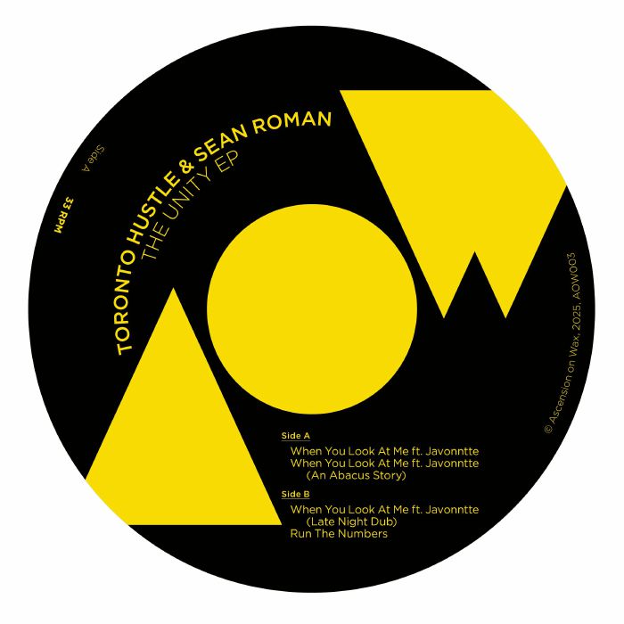 TORONTO HUSTLE/SEAN ROMAN - The Unity EP