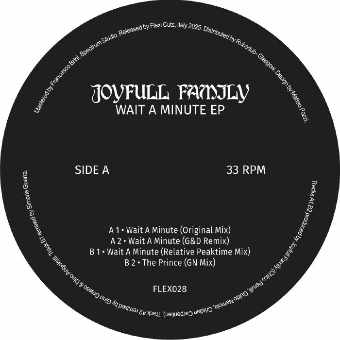 JOYFULL FAMILY - Wait A Minute EP