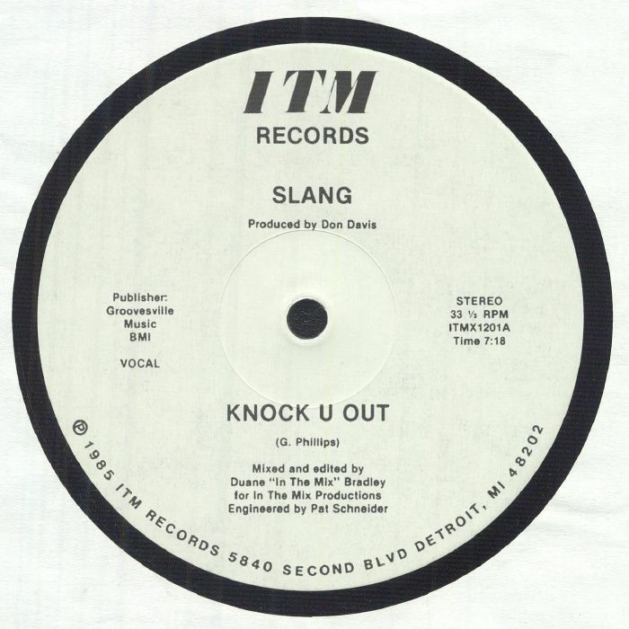 SLANG - Knock U Out (reissue)