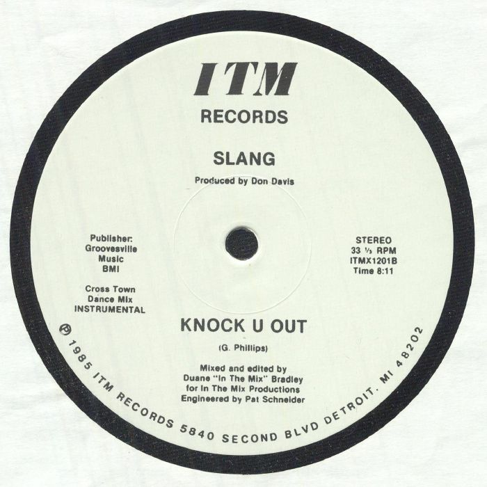 SLANG - Knock U Out (reissue)