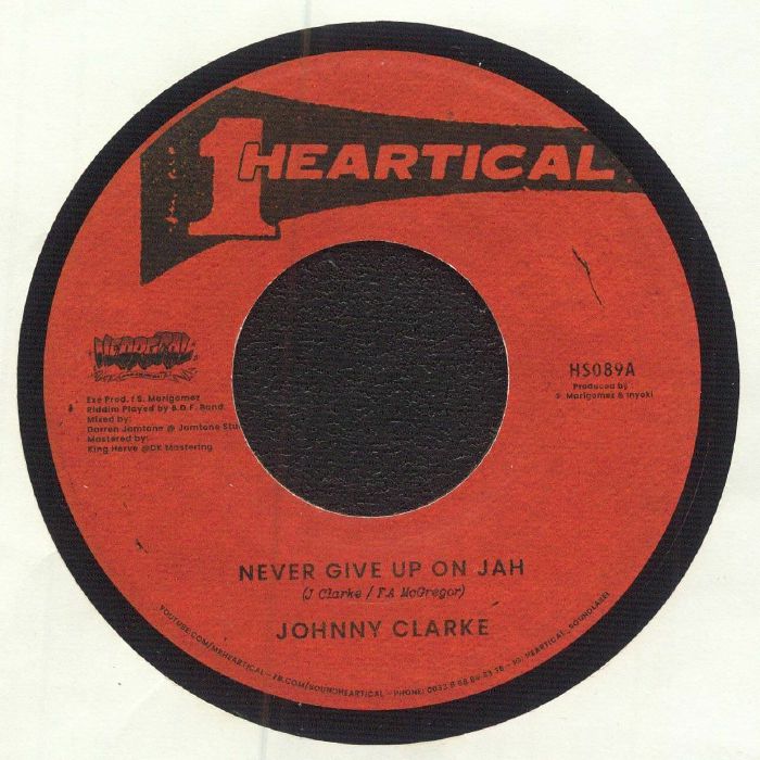 Johnny CLARKE/GREEN CROSS - Never Give Up On Jah Vinyl at