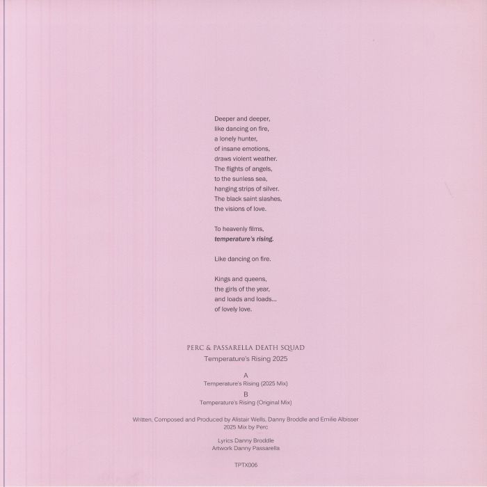 PERC/PASSARELLA DEATH SQUAD - Temperature's Rising 2025