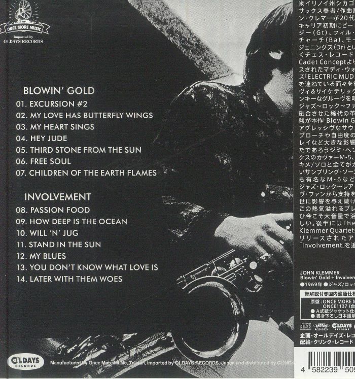 John Klemmer – Blowin' Gold | Releases | Discogs John Klemmer