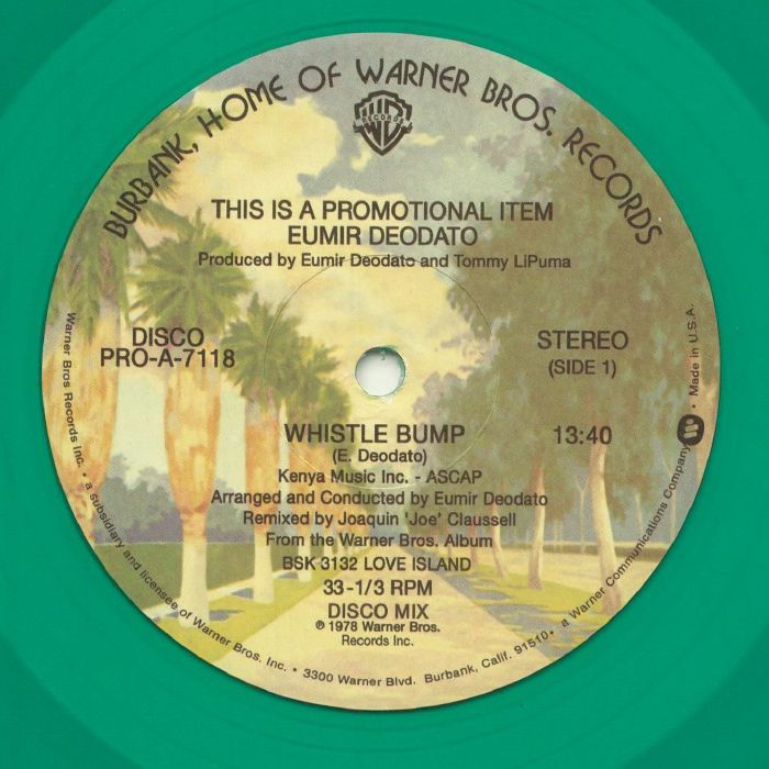 レコード deodato whistle bump Joe Claussell Edit