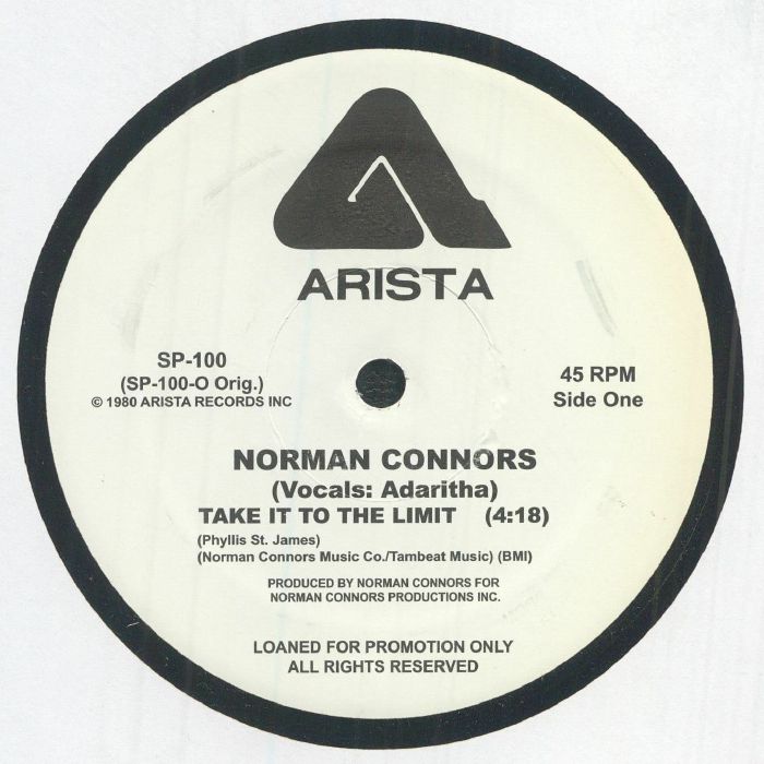 CONNORS, Norman - Take It To The Limit
