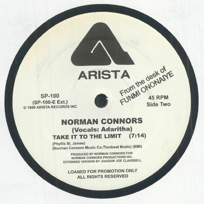 CONNORS, Norman - Take It To The Limit