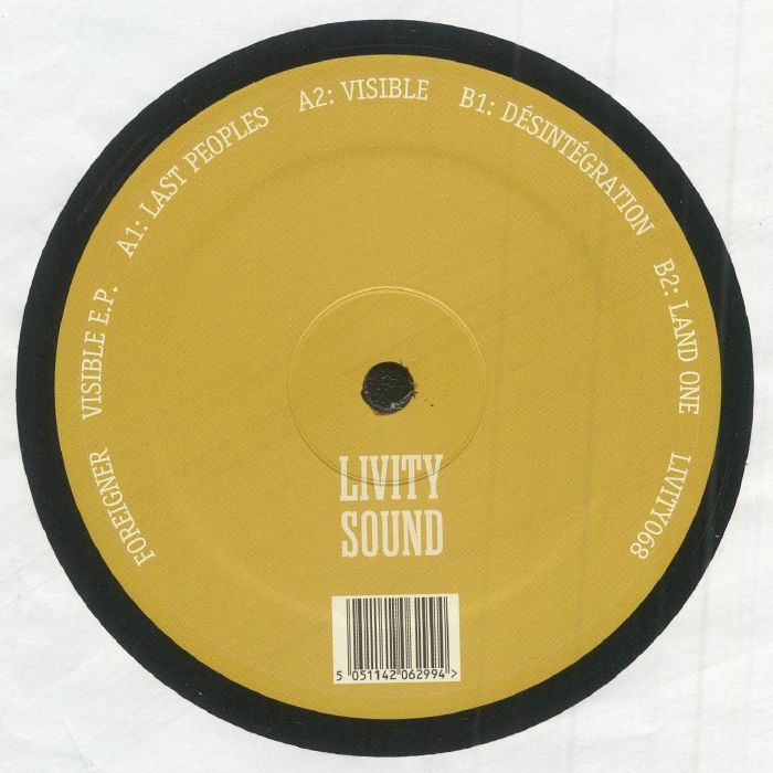 Foreigner – Visible EP vinyl cover