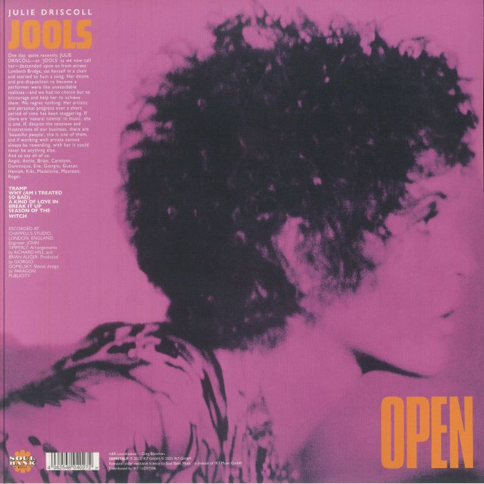 Julie DRISCOLL/BRIAN AUGER/THE TRINITY - Open レコード at Juno