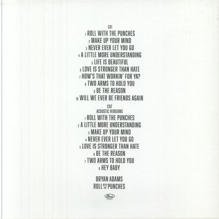 Roll BRYAN ADAMS / Roll With The Punches 2026 OSAKA ☆3枚組 With 
