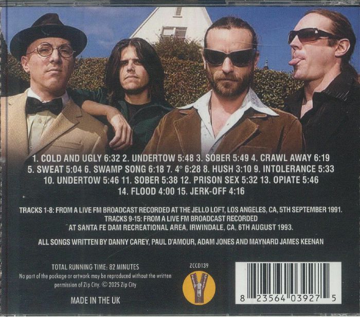 TOOL - Live At The Jello Loft: The 1991 Broadcast