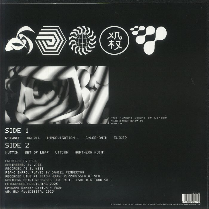 FUTURE SOUND OF LONDON, The - Multiple Angle Distortions: Pre82 EP