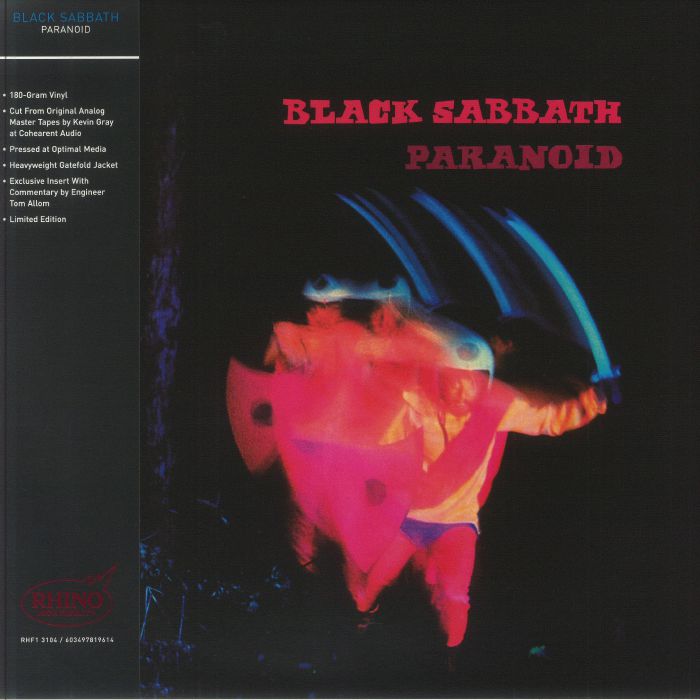 BLACK SABBATH - Paranoid (Rhino High Fidelity Edition) Vinyl at