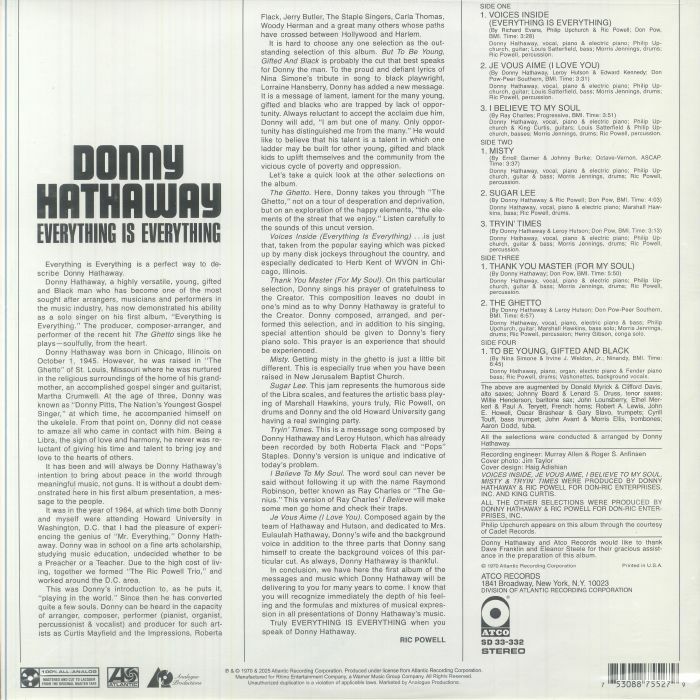 HATHAWAY, Donny - Everything Is Everything (B-STOCK)