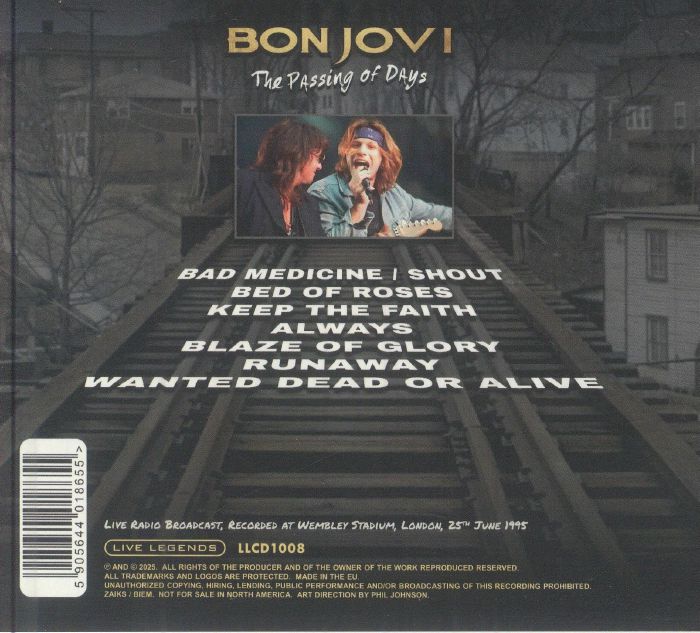 BON JOVI - The Passing Of Days: Live Radio Broadcast