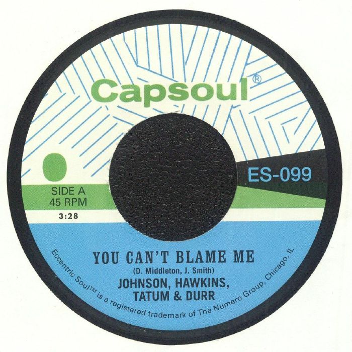 Johnson Hawkins Tatum & Durr – You Can't Blame Me vinyl cover