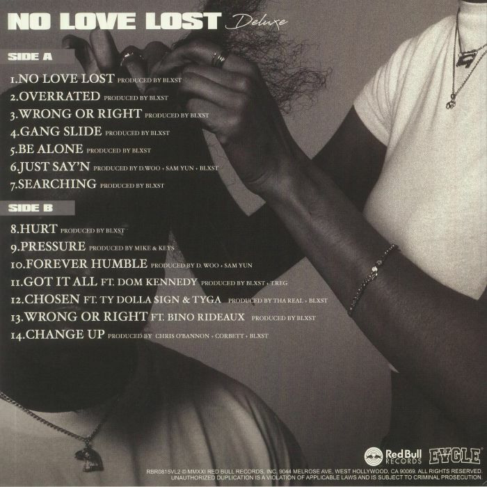 BLXST - No Love Lost: Deluxe (B-STOCK) レコード at Juno Records.