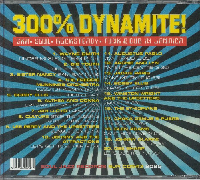 VARIOUS - Soul Jazz Records Presents 300% Dynamite! Ska Soul