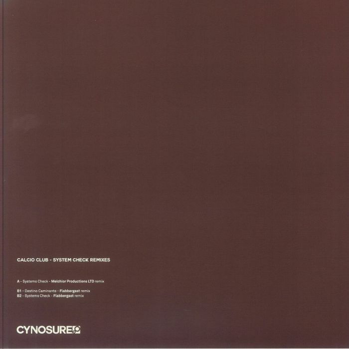 CALCIO CLUB - System Check remixes (B-STOCK)