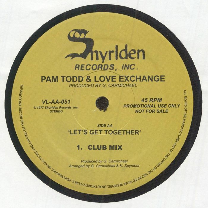 洋楽 Pam Todd & Love Exchange /Let's Get Toge Pam TODD/LOVE EXCHANGE - Let's Get Together (warehouse find) Vinyl
