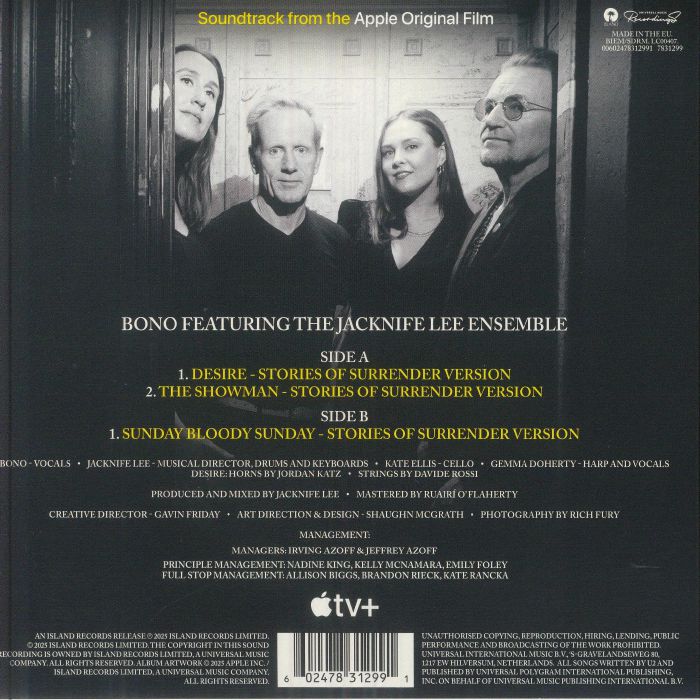 洋楽 BONO(U2)/STORIES OF SURRENDER LIVE EP Amazon.co.jp: Stories Of Surrender EP : U2: デジタルミュージック