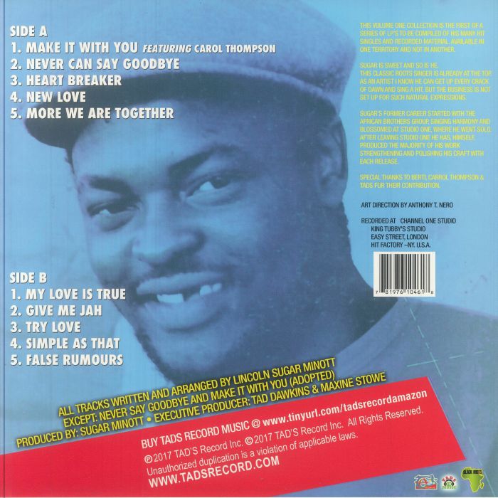 Sugar MINOTT - Best Of Sugar Minott Vol 1 Vinyl at Juno Records.