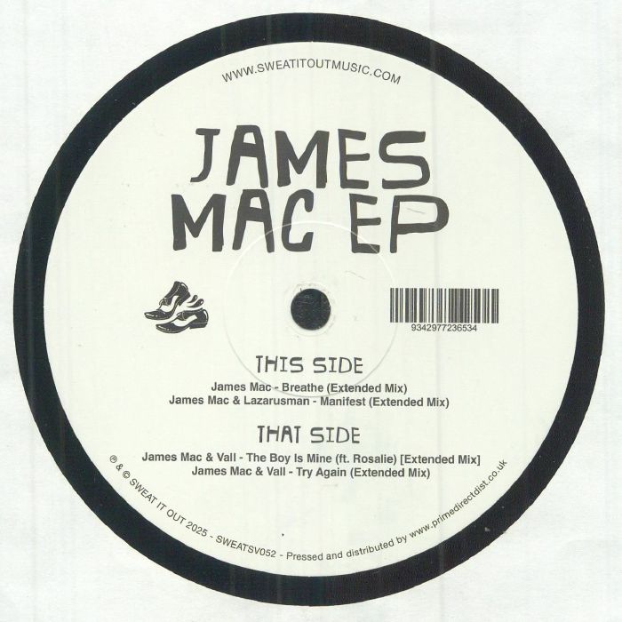 James Mac – Breathe EP vinyl cover