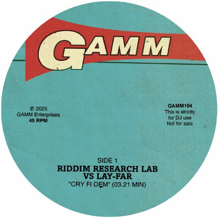 RIDDIM RESEARCH LAB vs LAY FAR/ANT TO BE - Cry Fi Dem