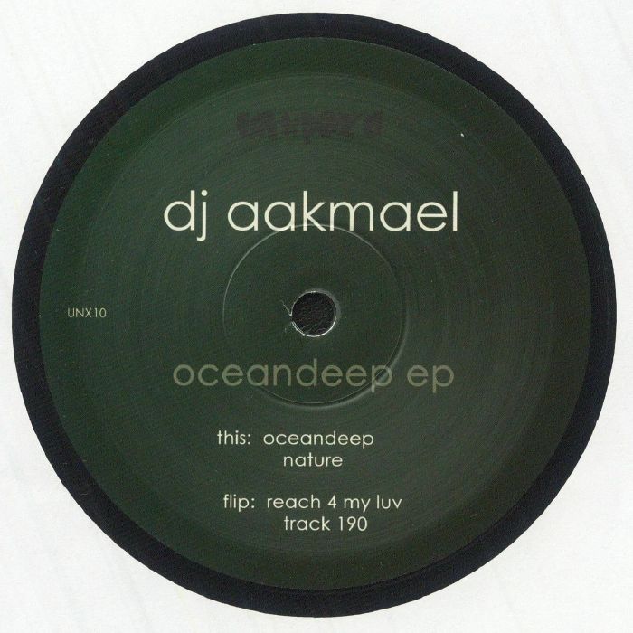 DJ Aakmael – Oceandeep vinyl cover