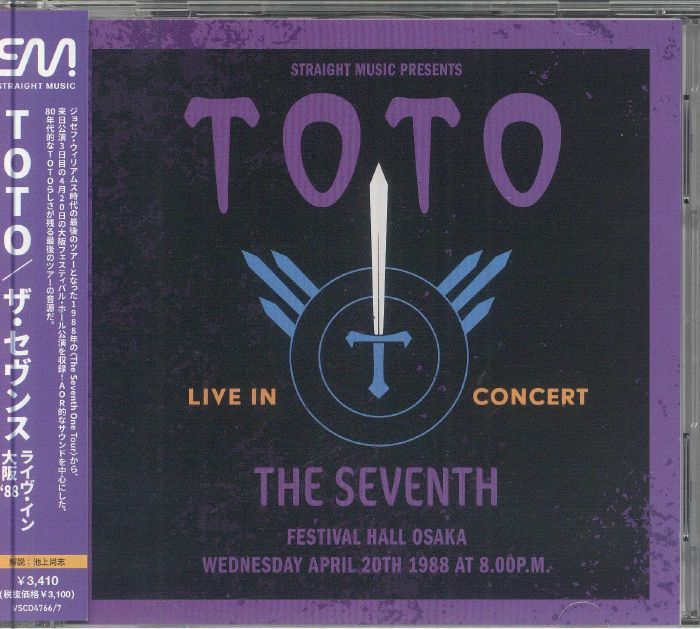 TOTO - The Seventh: Live In Osaka '88 CD at Juno Records.