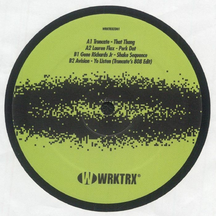 Truncate | Lauren Flax | Gene Richards Jr | Avision – WRKTRXTLD 01 vinyl cover