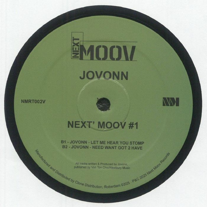 JOVONN - Next Moov 1 Vinyl at Juno Records.