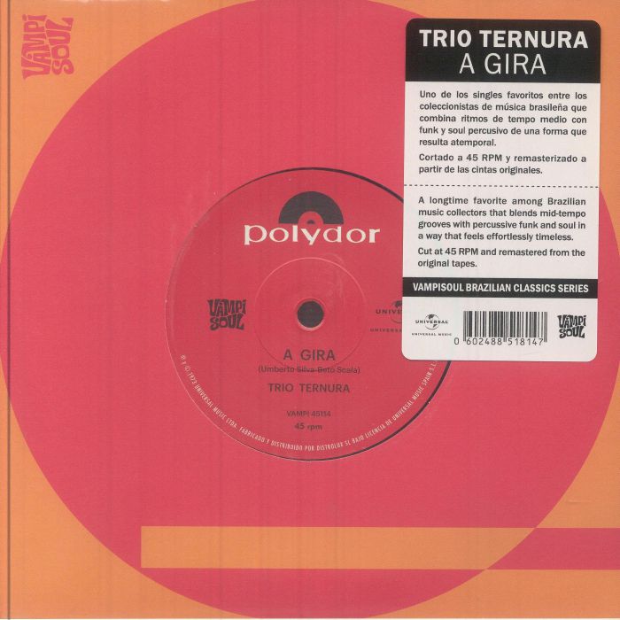 TRIO TERNURA - A Gira (remastered) Vinyl at Juno Records.