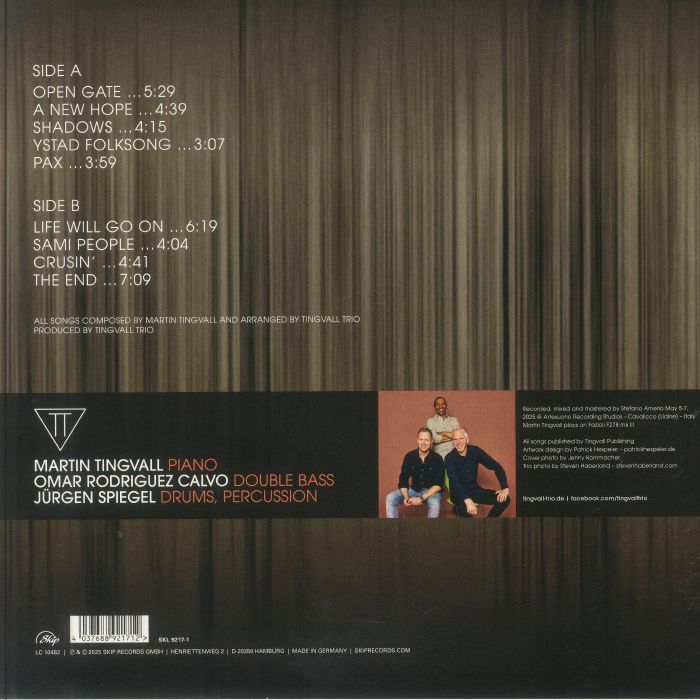 TINGVALL TRIO - Pax Vinyl at Juno Records.