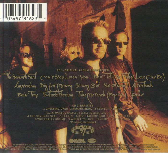 Van Halen Expansion Album Music CDs VAN HALEN Balance (Expanded