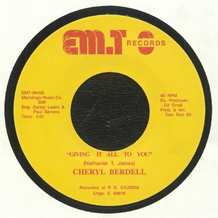 Cheryl Berdell – Giving It All To You vinyl cover