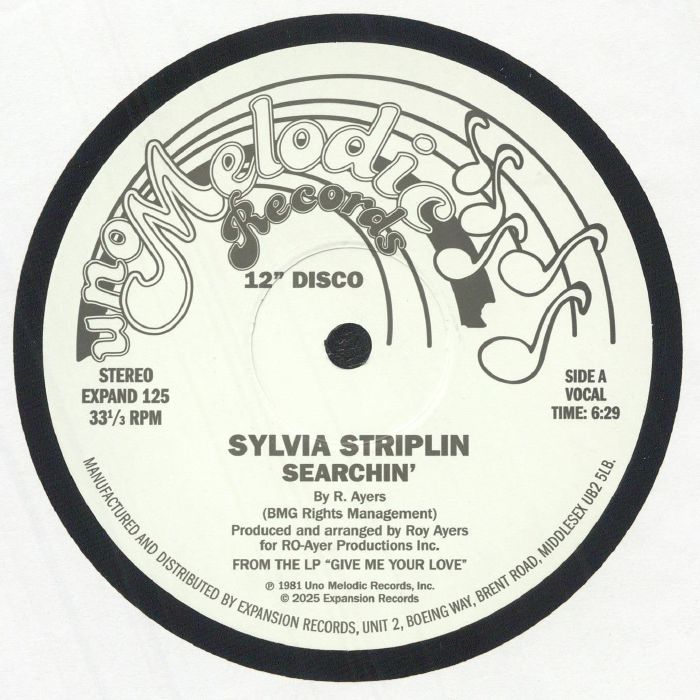 新品7inch SYLVIA STRIPLIN roy ayers 新品7inch SYLVIA STRIPLIN roy ayers Sylvia STRIPLIN/ROY