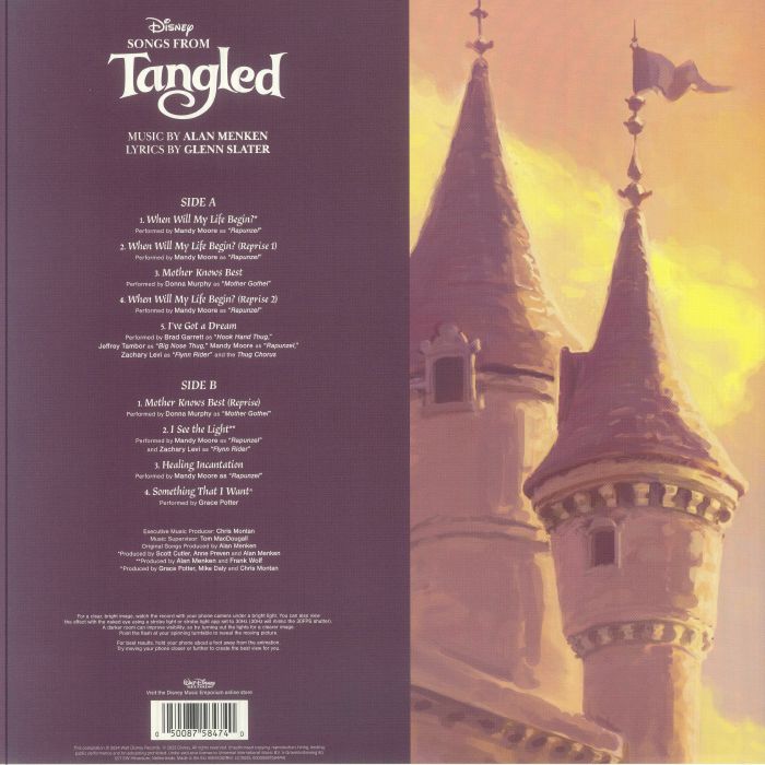 Alan MENKEN/VARIOUS - Songs From Tangled (Soundtrack) Vinyl at Juno ...