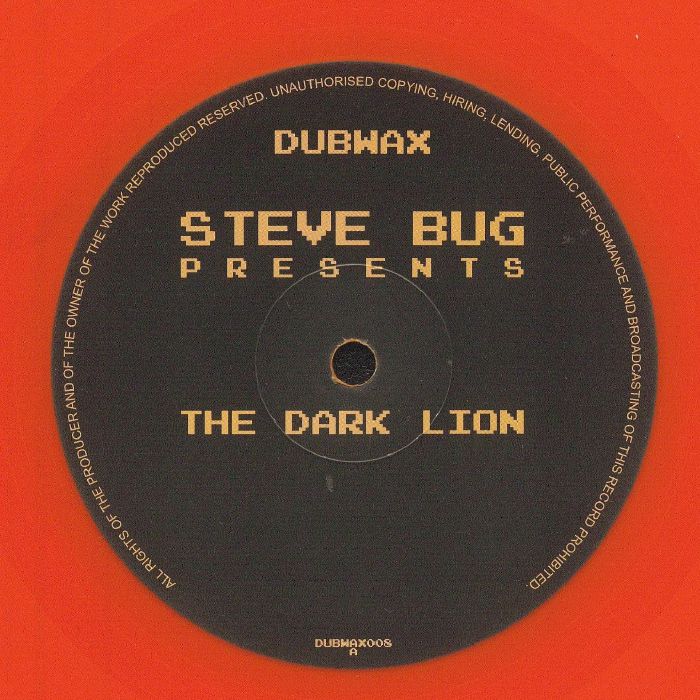 Steve Bug – The Dark Lion vinyl cover