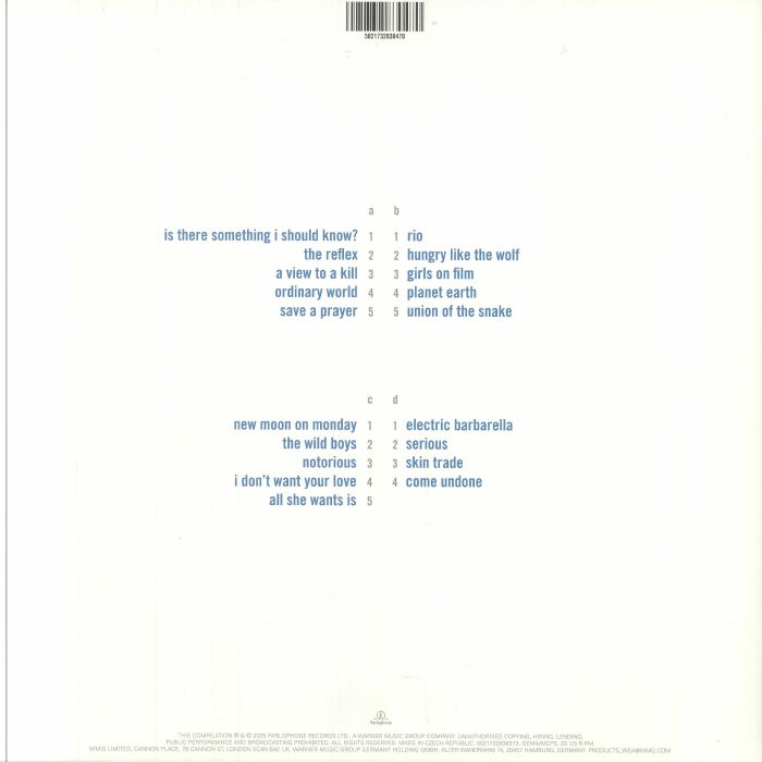 DURAN DURAN - Greatest