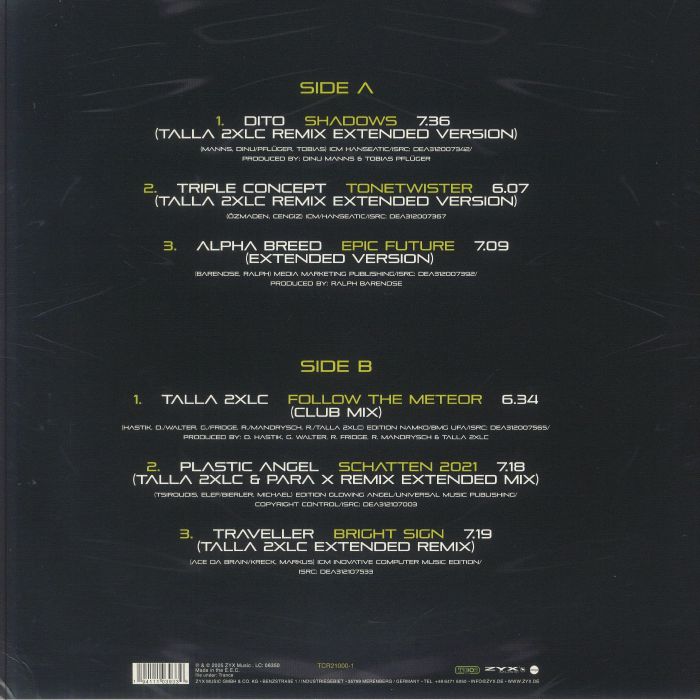 TALLA 2XLC/VARIOUS Talla 2XLC Presents: Techno Club Retro Vol